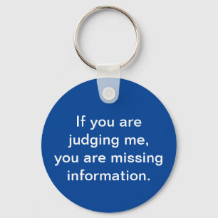 Judging/Missing Information Key Ring