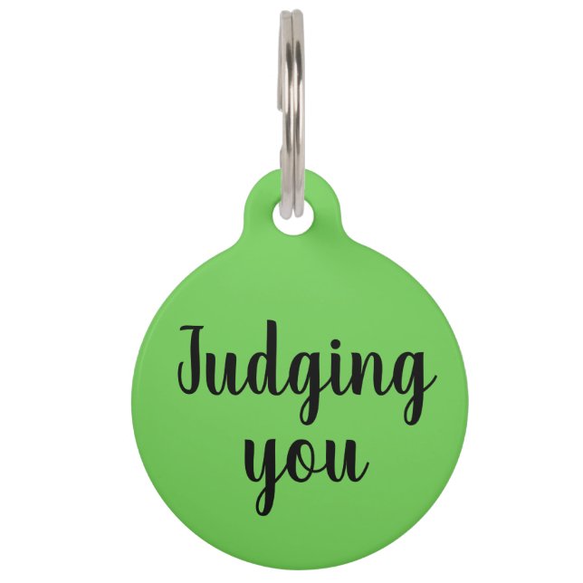 Judging Pet Tag (Front)