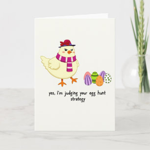 Judging Your Egg Hunt Strategy Card