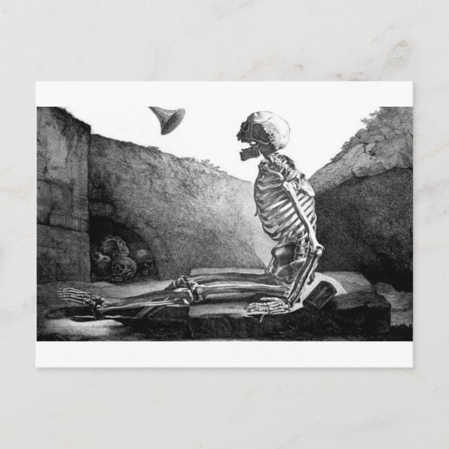 Judgment Day vintage postcard (Front)