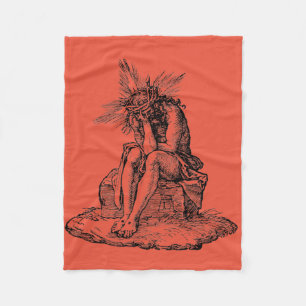 Judgment of Jesus Christ Fleece Blanket
