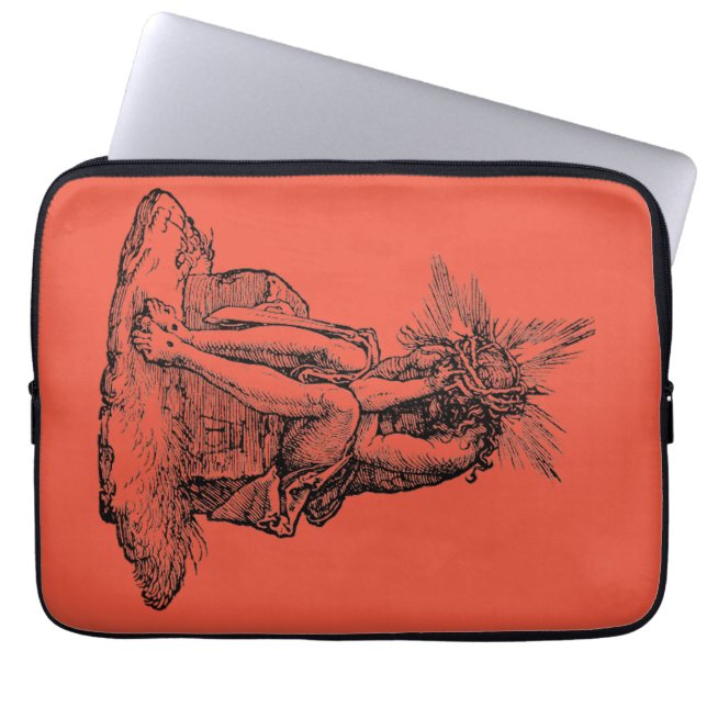 Judgment of Jesus Christ Laptop Sleeve (Front)