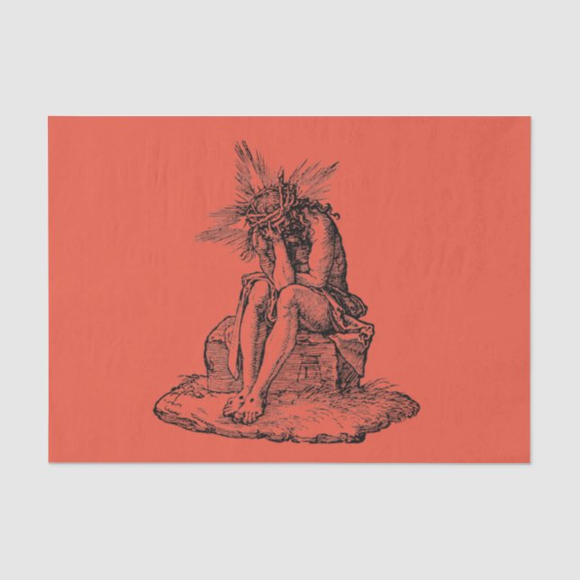 Judgment of Jesus Christ Tissue Paper (Front)