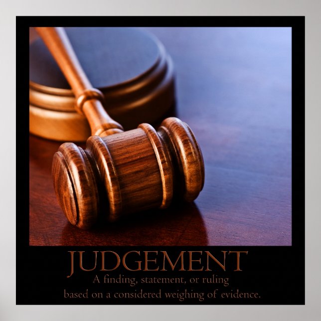 Judgment Poster (Front)