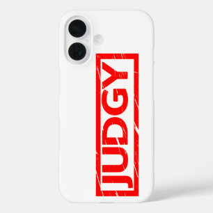 Judgy Stamp iPhone 16 Case