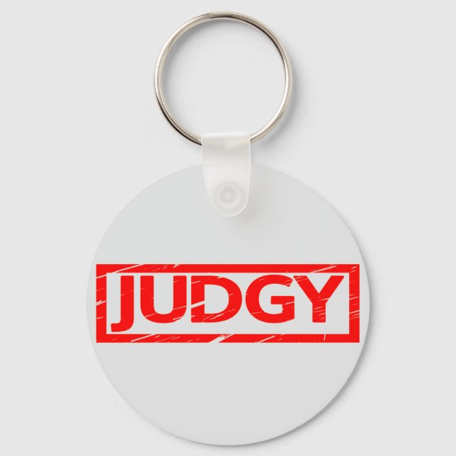 Judgy Stamp Key Ring (Front)