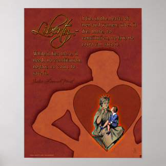 Judicial Wisdom - Hand on Liberty (v2) Poster