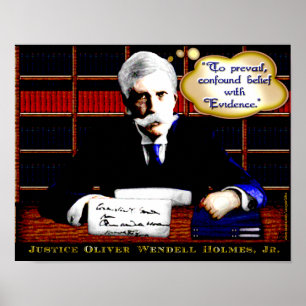 Judicial Wisdom - Holmes on Evidence (v2) Poster