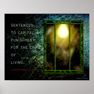 Judicial Wisdom - Holmes on Life and Death (v2) Poster