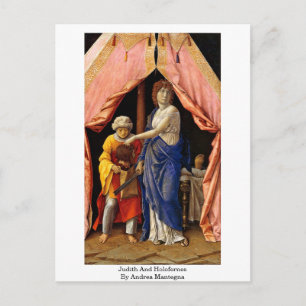Judith And Holofernes By Andrea Mantegna Postcard