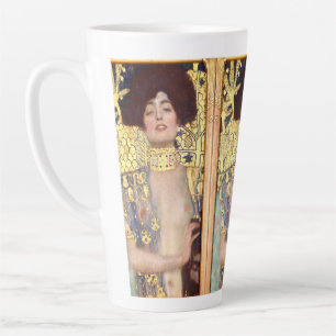 Judith and the Head of Holofernes by Gustav Klimt Latte Mug