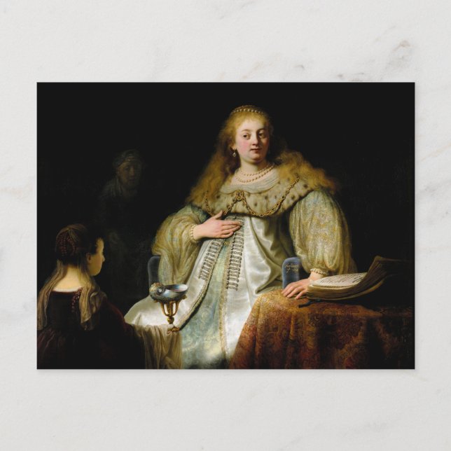 Judith at the banquet of Holofernes by Rembrandt Postcard (Front)