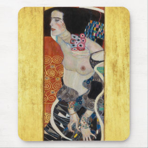 Judith II (Salome) by Gustav Klimt Mouse Mat
