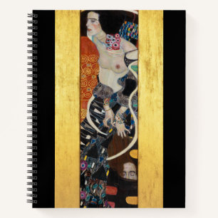 Judith II (Salome) by Gustav Klimt Notebook