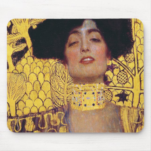Judith (Lady in Gold), Gustav Klimt Mouse Mat (Front)