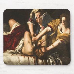 Judith Slaying Holofernes - Artemisia Gentileschi Mouse Mat