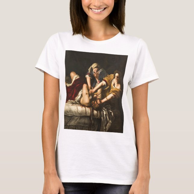 Judith Slaying Holofernes - Artemisia Gentileschi T-Shirt (Front)