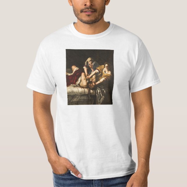 Judith Slaying Holofernes - Artemisia Gentileschi T-Shirt (Front)