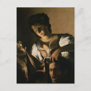 Judith with the head of Holofernes, 1615 Postcard