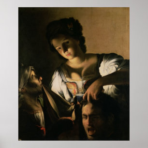 Judith with the head of Holofernes, 1615 Poster