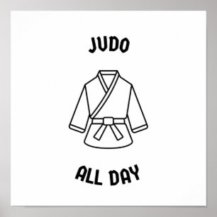 Judo all day poster