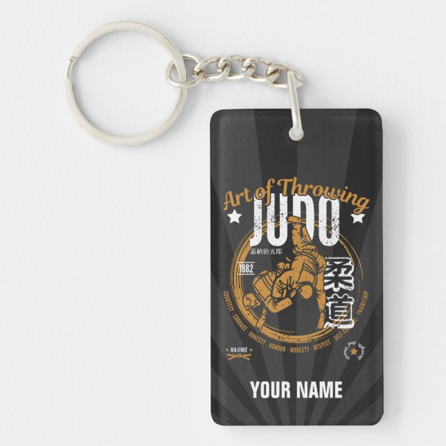 Judo : Art of Throwing Key Ring (Front)