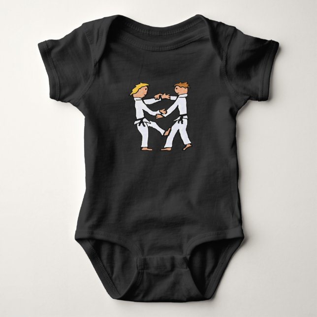 Judo Baby Bodysuit (Front)