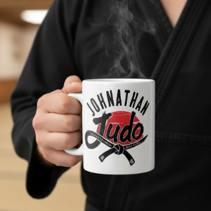 Judo - Black Belt -Rising Sun Coffee Mug
