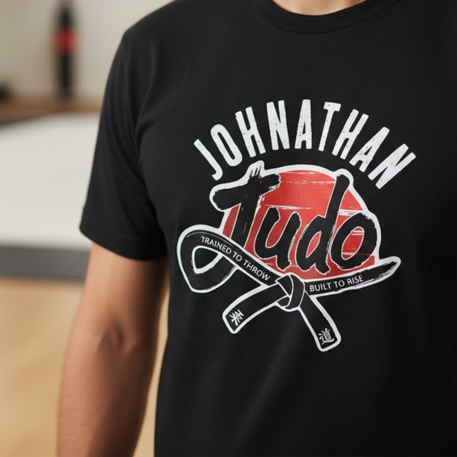 Judo - Black Belt -Rising Sun Tri-Blend Shirt (Creator Uploaded)