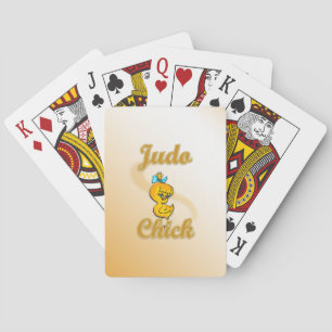 Judo Chick Playing Cards