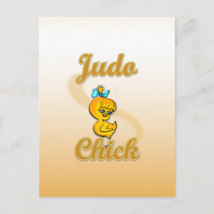 Judo Chick Postcard