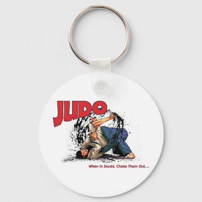 Judo Choke Out Key Ring (Front)