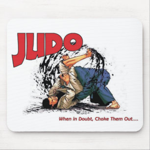 Judo Choke Out Mouse Mat