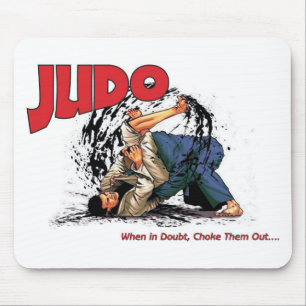 Judo Choke Out Mouse Mat