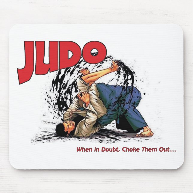 Judo Choke Out Mouse Mat (Front)