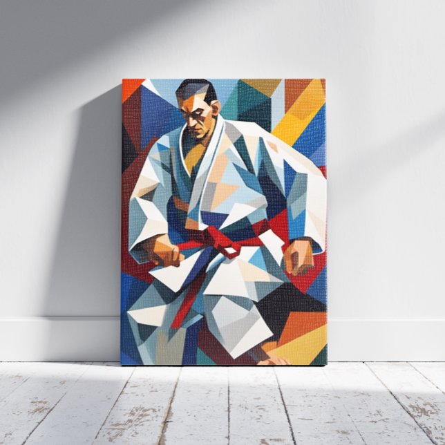 Judo Cubism Canvas Print (Creator Uploaded)