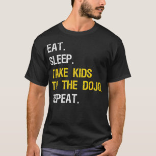 Judo Dad Take kids To Dojo Funny Karate Mum T-Shirt