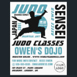 Judo Design, Judo Classes Advertising Flyer<br><div class="desc">Judo Design,  Judo Classes Advert Flyers By The Business Card Store.</div>
