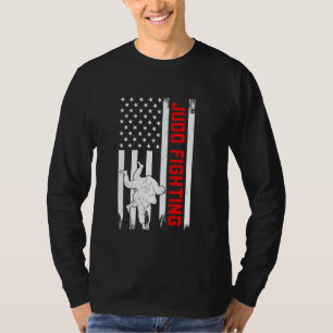 Judo Fighting US Flag Judo Martial Arts Judo T-Shirt
