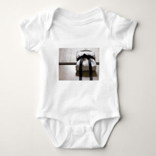 Judo Gi on Tatami mat Baby Bodysuit