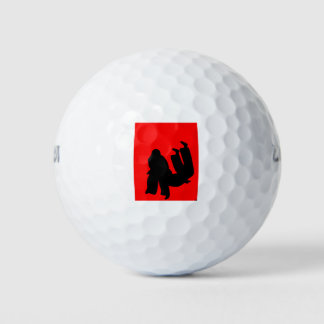 Judo gift present golf balls