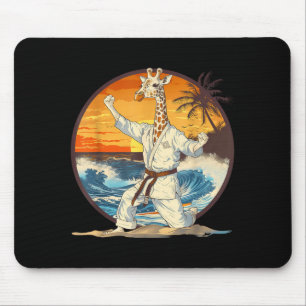 Judo Giraffe Nature Kickboxing Taekwondo Martial Mouse Mat