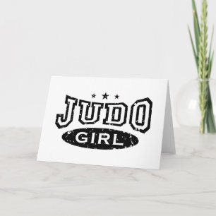 Judo Girl Card