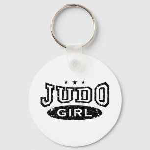 Judo Girl Key Ring
