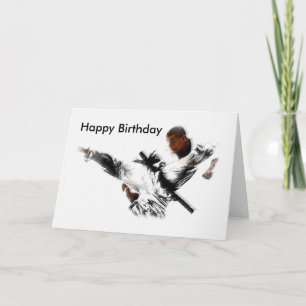 Judo, Happy Birthday Card