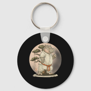 Judo Hippo Nature Kickboxing Taekwondo Martial Key Ring