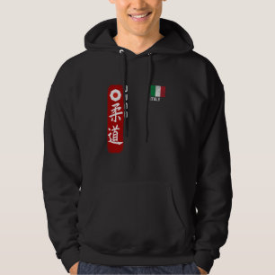 Judo Italy italian flag Judoka Dojo Martial art ka Hoodie