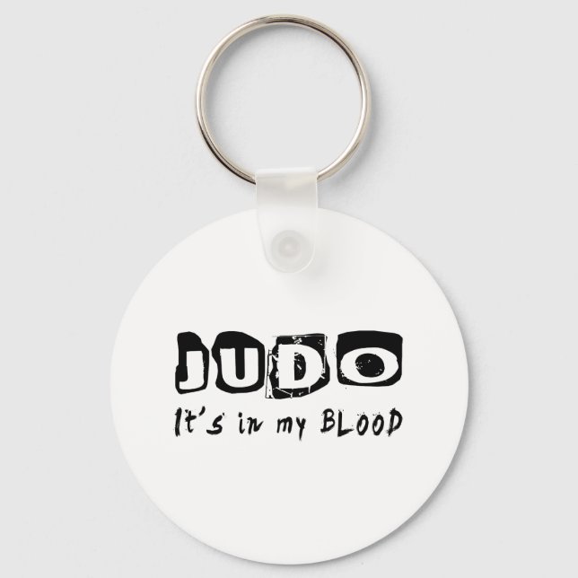 Judo It's in my blood Key Ring (Front)