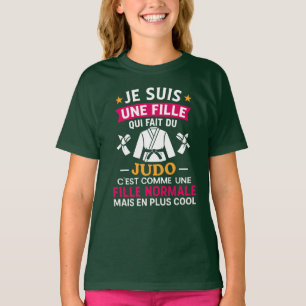 Judo Judoka I Am a Girl Who Does Judo T-Shirt