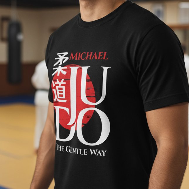 Judo -Kanji, Rising Sun Tri-Blend Shirt (Creator Uploaded)